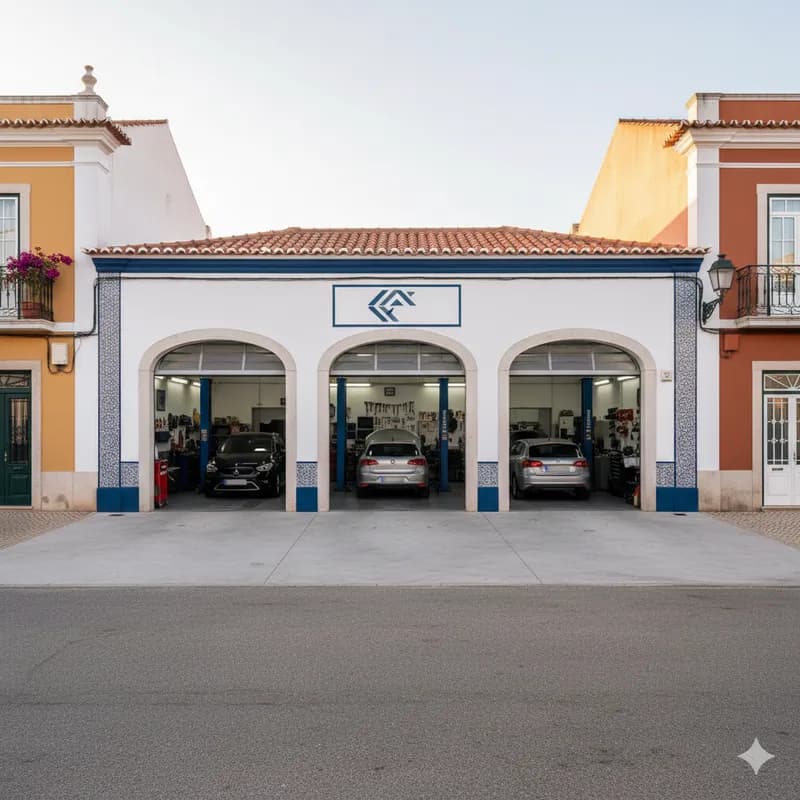 Exterior da oficina Auto Chico