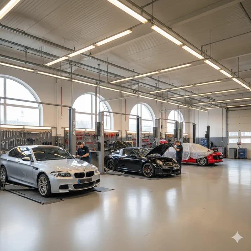 Auto Chico workshop — main service area